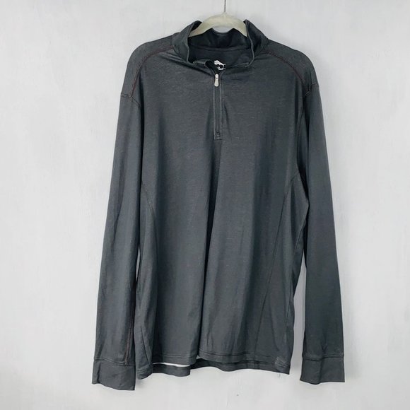 Tommy Bahama Paradise Valley Half Zip Pullover - Picture 2 of 3